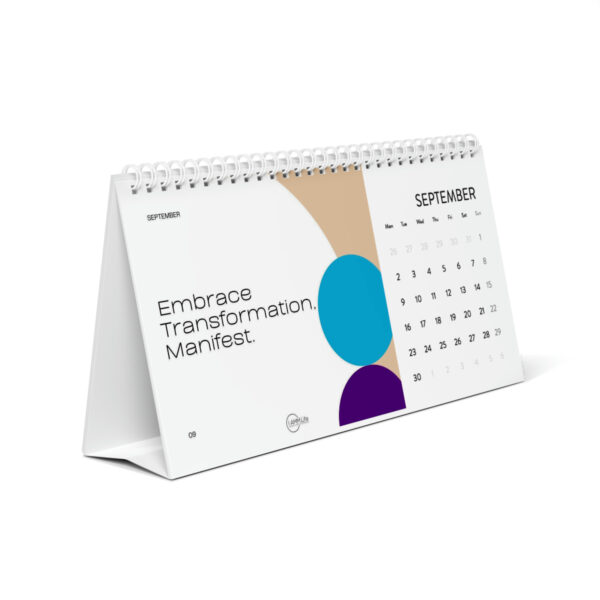 2024 Manifest Your Dreams Desk Calendar Grid - Image 3