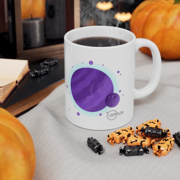 Ceramic Mug 11oz "Sip happens, but so does manifestation. Coffee, meet my dreams!" Coffee Cup - Image 6