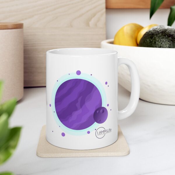 Ceramic Mug 11oz "Sip happens, but so does manifestation. Coffee, meet my dreams!" Coffee Cup - Image 7