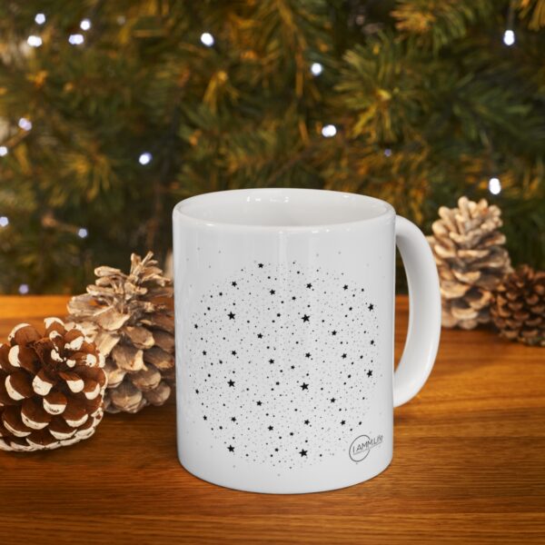 Manifestation Statement Cup "Fueling my day with positivity: I am manifesting a life I love." Ceramic Mug 11oz - Image 9