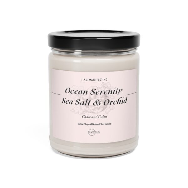 I Am Manifesting Scented Soy Candle 9oz Scents: Apple Harvest, Cinnamon Vanilla, Clean Cotton, Sea Salt and Orchid, White Sage and Lavender - Image 16