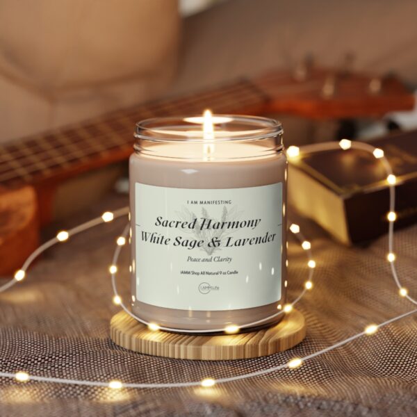 I Am Manifesting Scented Soy Candle 9oz Scents: Apple Harvest, Cinnamon Vanilla, Clean Cotton, Sea Salt and Orchid, White Sage and Lavender - Image 23