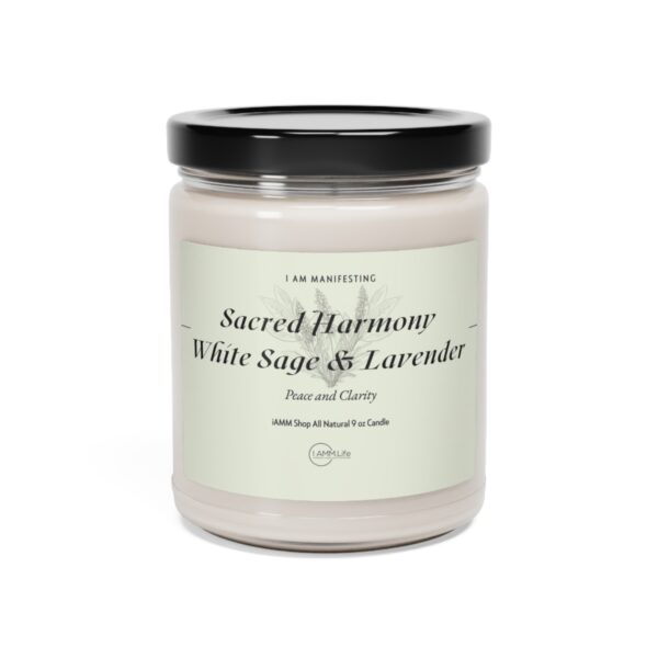 I Am Manifesting Scented Soy Candle 9oz Scents: Apple Harvest, Cinnamon Vanilla, Clean Cotton, Sea Salt and Orchid, White Sage and Lavender - Image 21