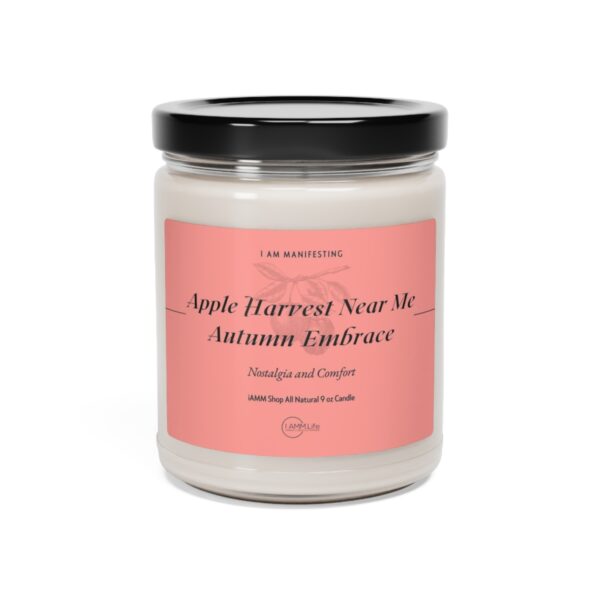 I Am Manifesting Scented Soy Candle 9oz Scents: Apple Harvest, Cinnamon Vanilla, Clean Cotton, Sea Salt and Orchid, White Sage and Lavender