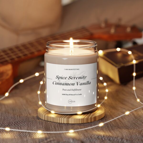 I Am Manifesting Scented Soy Candle 9oz Scents: Apple Harvest, Cinnamon Vanilla, Clean Cotton, Sea Salt and Orchid, White Sage and Lavender - Image 8