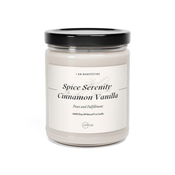 I Am Manifesting Scented Soy Candle 9oz Scents: Apple Harvest, Cinnamon Vanilla, Clean Cotton, Sea Salt and Orchid, White Sage and Lavender - Image 6